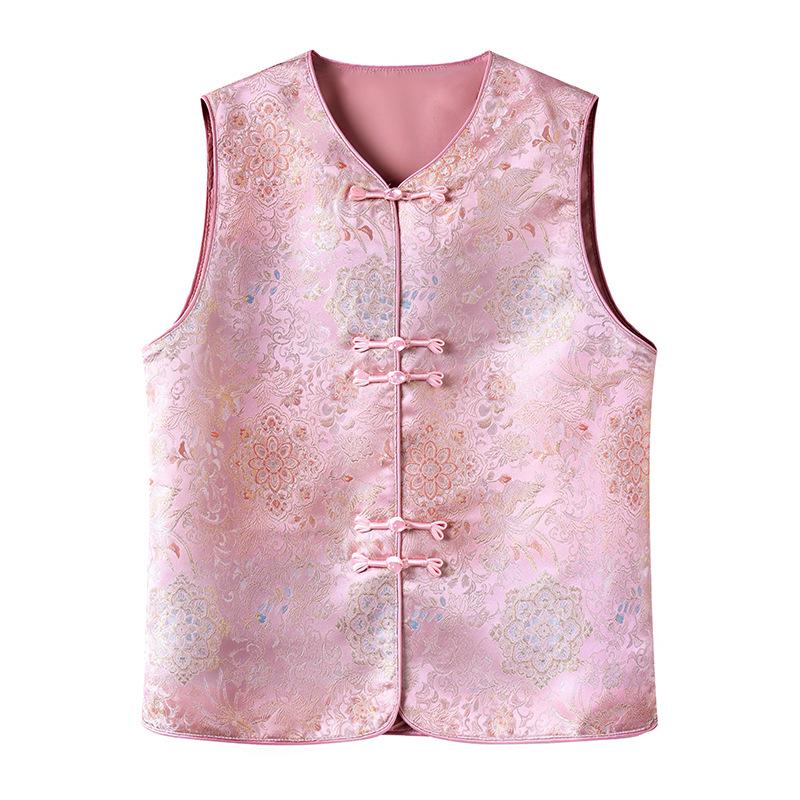 Elegant Slimming Vest for Middle-Aged Women: Stylish Spring and Autumn Outerwear XL (suggested 85-105 jin) розовый
Elegant Slimming Vest for Middle-Aged Women: Stylish Spring and Autumn Outerwear XL (suggested 85-105 jin) розовый