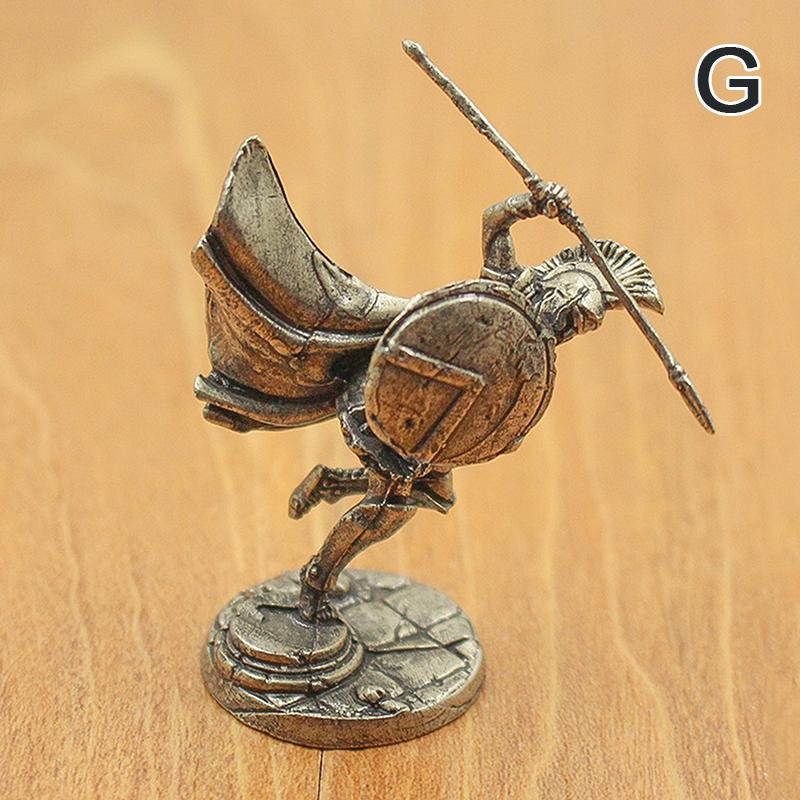 Ancient White Brass Spartan Rome Knight Figurines Miniatures Vintage Soldiers Model Statue Desktop Ornament Gift
Ancient White Brass Spartan Rome Knight Figurines Miniatures Vintage Soldiers Model Statue Desktop Ornament Gift