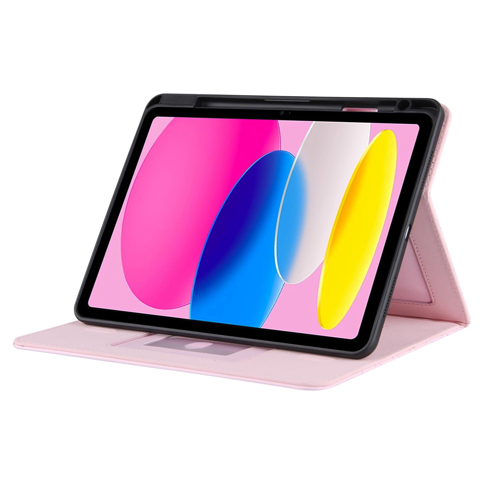 For iPad (2025)/10.9 (2022) Full Protection Tablet Cover Stand Big Metal Buckle Rhombus Texture Leather Drop-Proof Tablet Case White
For iPad (2025)/10.9 (2022) Full Protection Tablet Cover Stand Big Metal Buckle Rhombus Texture Leather Drop-Proof Tablet Case White