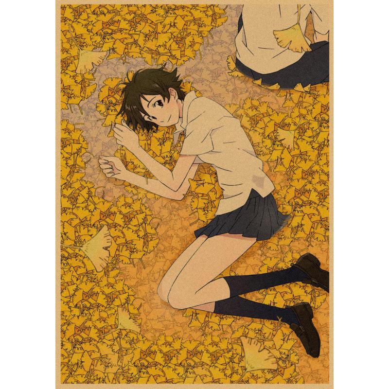 Retro Kraft Paper Poster: The Girl Who Leapt Through Time - Japanese Anime Wall Art for Hotel or Bar Decoration White card paper (non-adhesive) 30*42 cm
Retro Kraft Paper Poster: The Girl Who Leapt Through Time - Japanese Anime Wall Art for Hotel or Bar Decoration White card paper (non-adhesive) 30*42 cm