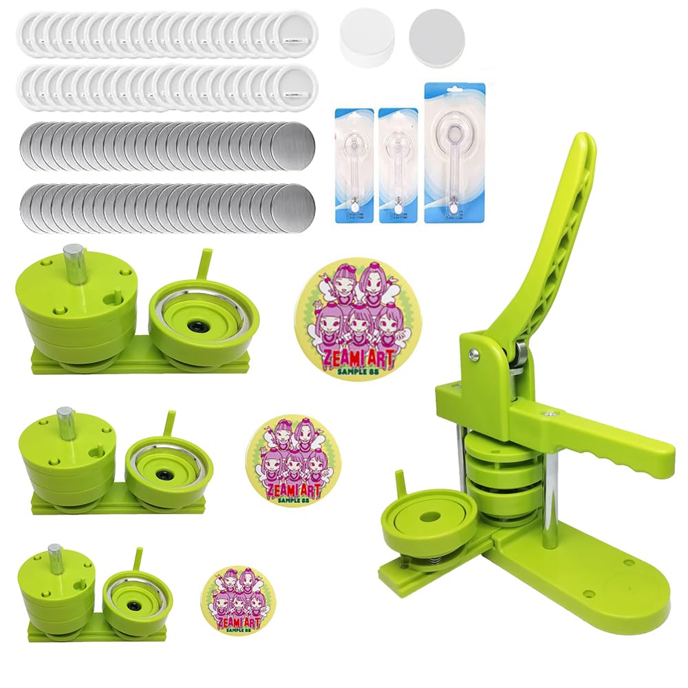 Button Badge Maker Badge Making 300 Sets with Button Badge Supports 6 Sizes of Badges for Original Badge Interchangeable Models 25-44-75mm Machine,
Button Badge Maker Badge Making 300 Sets with Button Badge Supports 6 Sizes of Badges for Original Badge Interchangeable Models 25-44-75mm Machine,