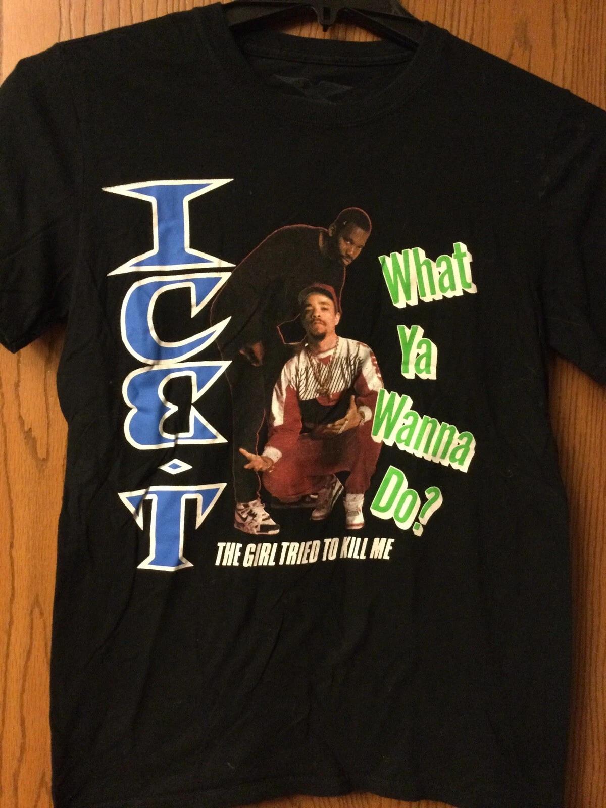 Ice-T - “What Ya Gonna Do....” Black Shirt. S. XL
Ice-T - “What Ya Gonna Do....” Black Shirt. S. XL