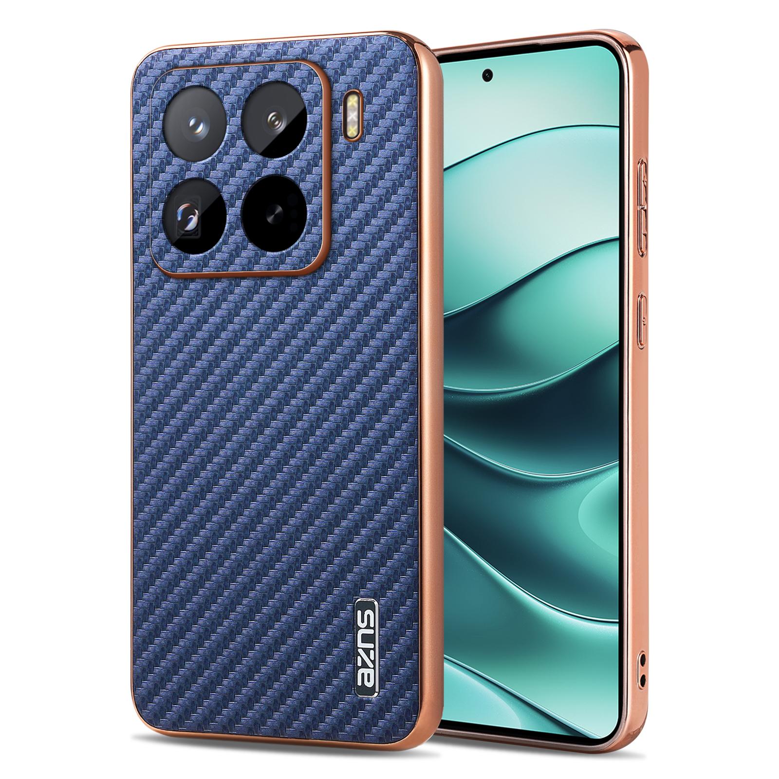 For Xiaomi 15 Pro Case Electroplating Carbon Fiber Texture PU+TPU Phone Cover Blue
For Xiaomi 15 Pro Case Electroplating Carbon Fiber Texture PU+TPU Phone Cover Blue