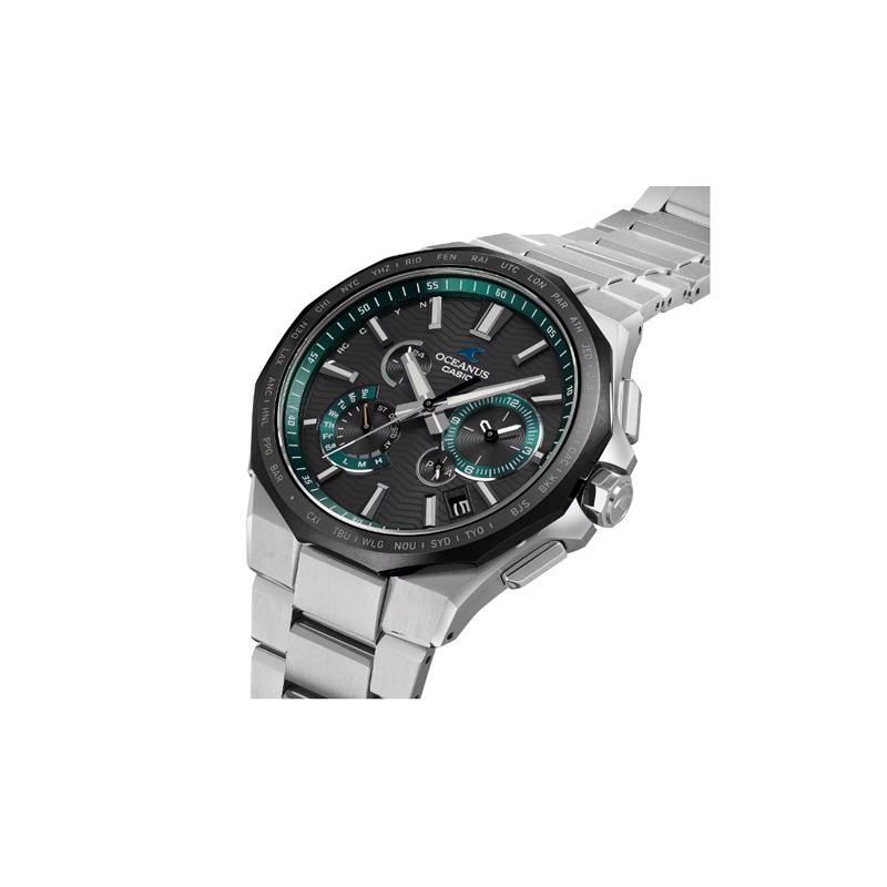 CASIO OCEANUS series-Poseidon 6000 series 100 meters waterproof solar power Quartz titanium strap same style for men and women gray dial OCW-T6000A-1A синій
CASIO OCEANUS series-Poseidon 6000 series 100 meters waterproof solar power Quartz titanium strap same style for men and women gray dial OCW-T6000A-1A синій