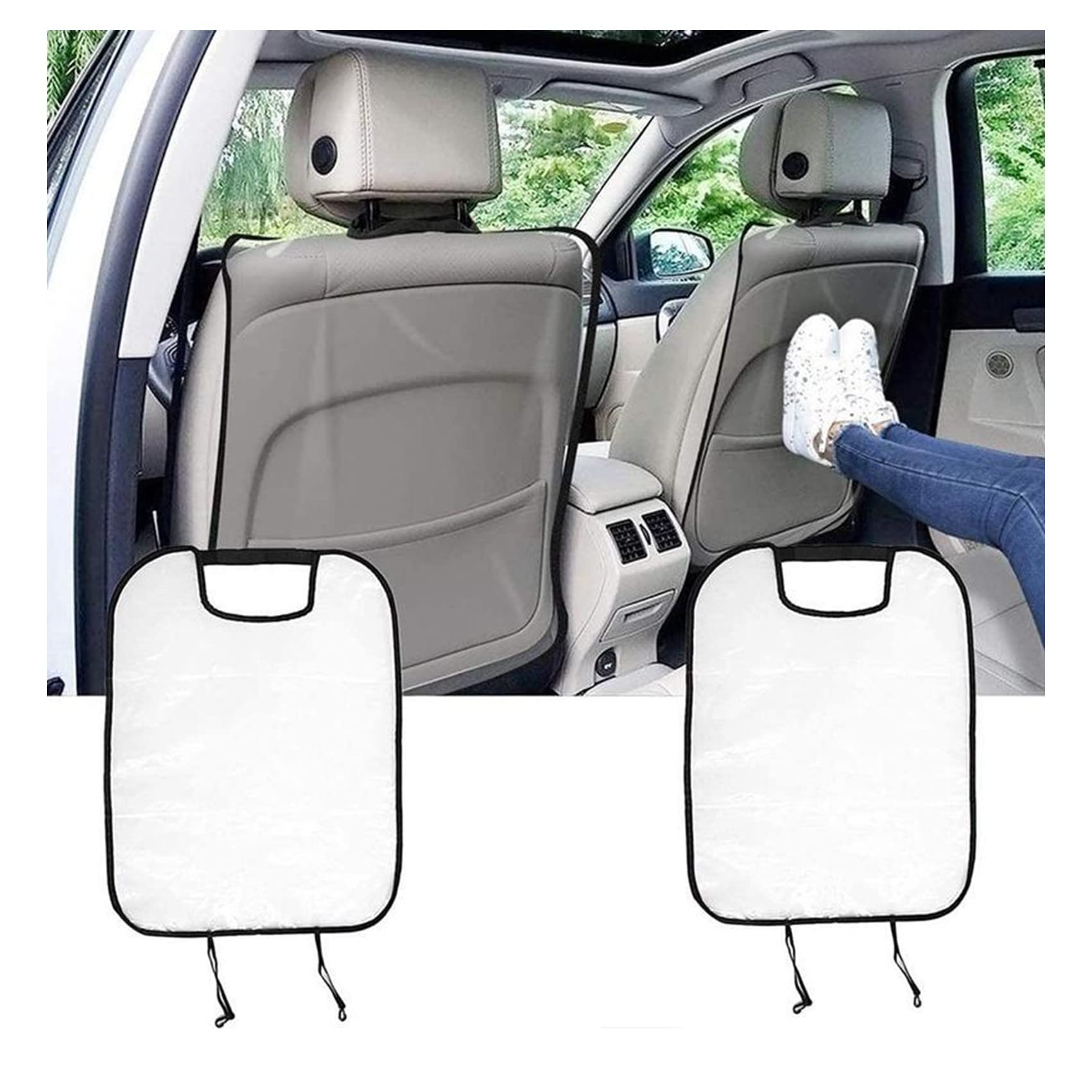 NOELAMOUR Защита от пинков Чехол на сиденье автомобиля Чехол на сиденье Защита спинки от пятен Грязь Дети Водонепроницаемый Набор из 2 штук (прозрачный)
NOELAMOUR Защита от пинков Чехол на сиденье автомобиля Чехол на сиденье Защита спинки от пятен Грязь Дети Водонепроницаемый Набор из 2 штук (прозрачный)