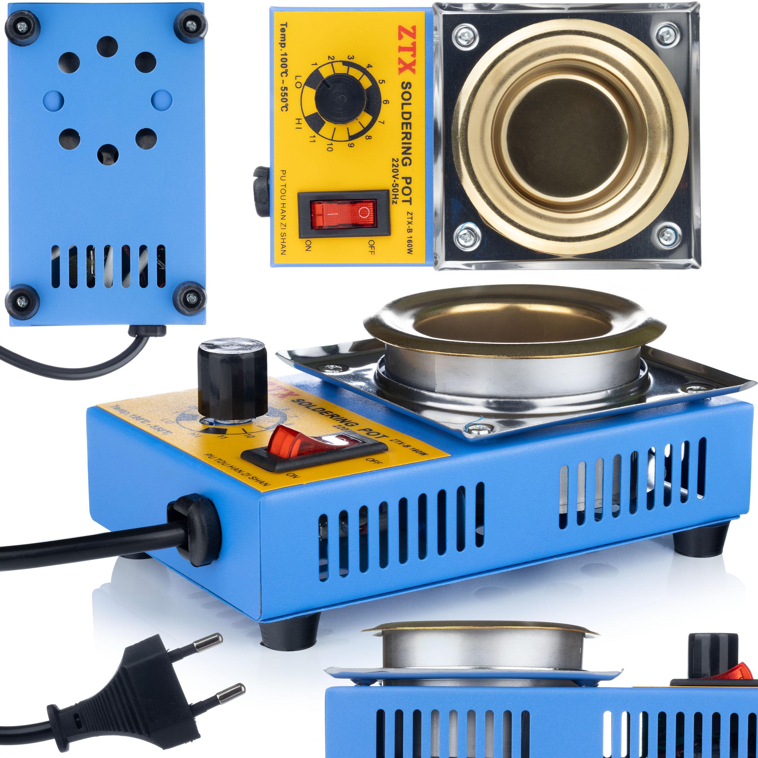 Rosfix Tygiel Lutowniczy 21-B 160W – Zakres Temperatury 100–550°C | Szybkie Nagrzewanie | Zbiornik na Cynę 50mm
Rosfix Tygiel Lutowniczy 21-B 160W – Zakres Temperatury 100–550°C | Szybkie Nagrzewanie | Zbiornik na Cynę 50mm