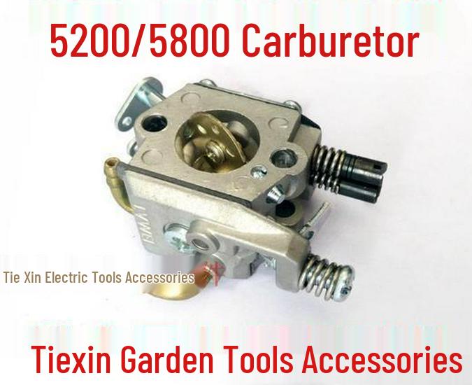 Gasoline Chainsaw Carburetor for 5200/5800 Models High-Efficiency Saw Parts
Gasoline Chainsaw Carburetor for 5200/5800 Models High-Efficiency Saw Parts