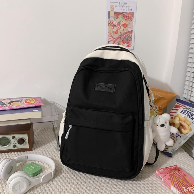 Nylon Large Capacity Backpack For Middle School Students With Letter Print Design For Daily Use чорний
Nylon Large Capacity Backpack For Middle School Students With Letter Print Design For Daily Use чорний