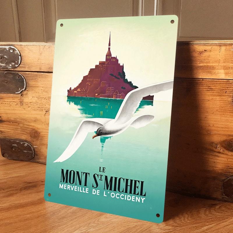 1 piece of Mont Saint-Michel tin plaque, French castle landscape decorative painting, living room/study wall hanging, retro home (as the picture,20x30cm)
1 piece of Mont Saint-Michel tin plaque, French castle landscape decorative painting, living room/study wall hanging, retro home (as the picture,20x30cm)