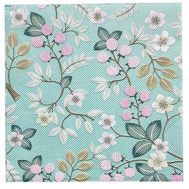 20 шт./упак. 33*33 см 2-слойные одноразовые салфетки для вечеринок с цветочным узором
20 шт./упак. 33*33 см 2-слойные одноразовые салфетки для вечеринок с цветочным узором