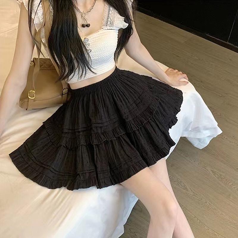 Белая пышная юбка миди А-силуэта для женщин - Весенне-летняя, балетный стиль, высокая талия, стройнящая, для миниатюрных XL чёрный
Белая пышная юбка миди А-силуэта для женщин - Весенне-летняя, балетный стиль, высокая талия, стройнящая, для миниатюрных XL чёрный