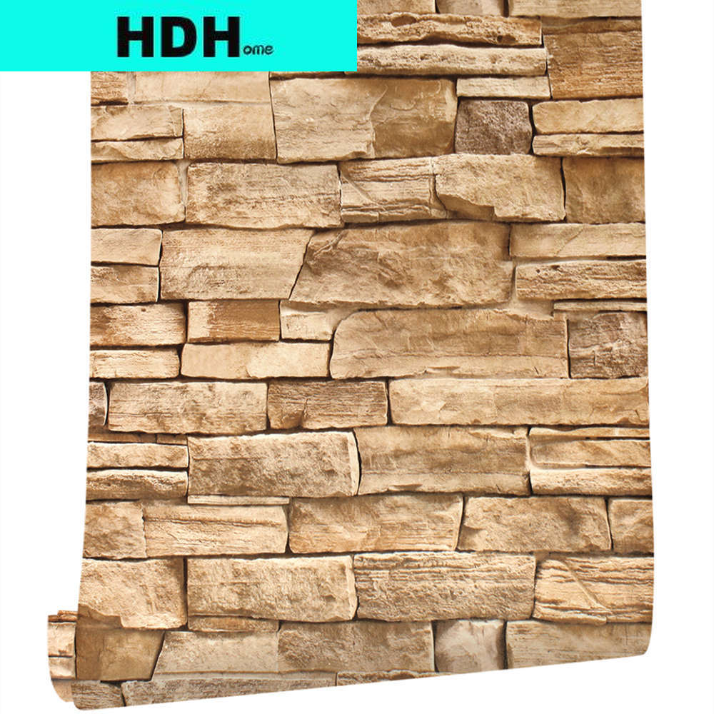 Brown Stone Peel And Stick Wallpaper Self-Adhesive Removable Wallpaper Waterproof Contact Paper For Kitchen Wall Home Decor 1mx45cm
Brown Stone Peel And Stick Wallpaper Self-Adhesive Removable Wallpaper Waterproof Contact Paper For Kitchen Wall Home Decor 1mx45cm