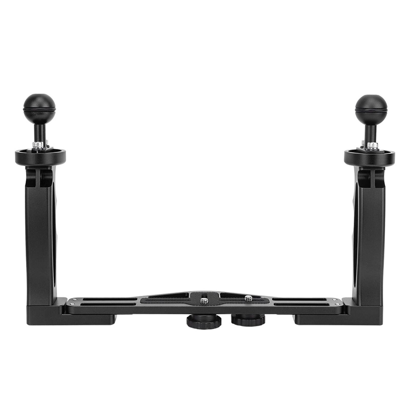 Металевий подвійний ручний кронштейн для дайвінгу, тримач для підводної спортивної камери
Металевий подвійний ручний кронштейн для дайвінгу, тримач для підводної спортивної камери