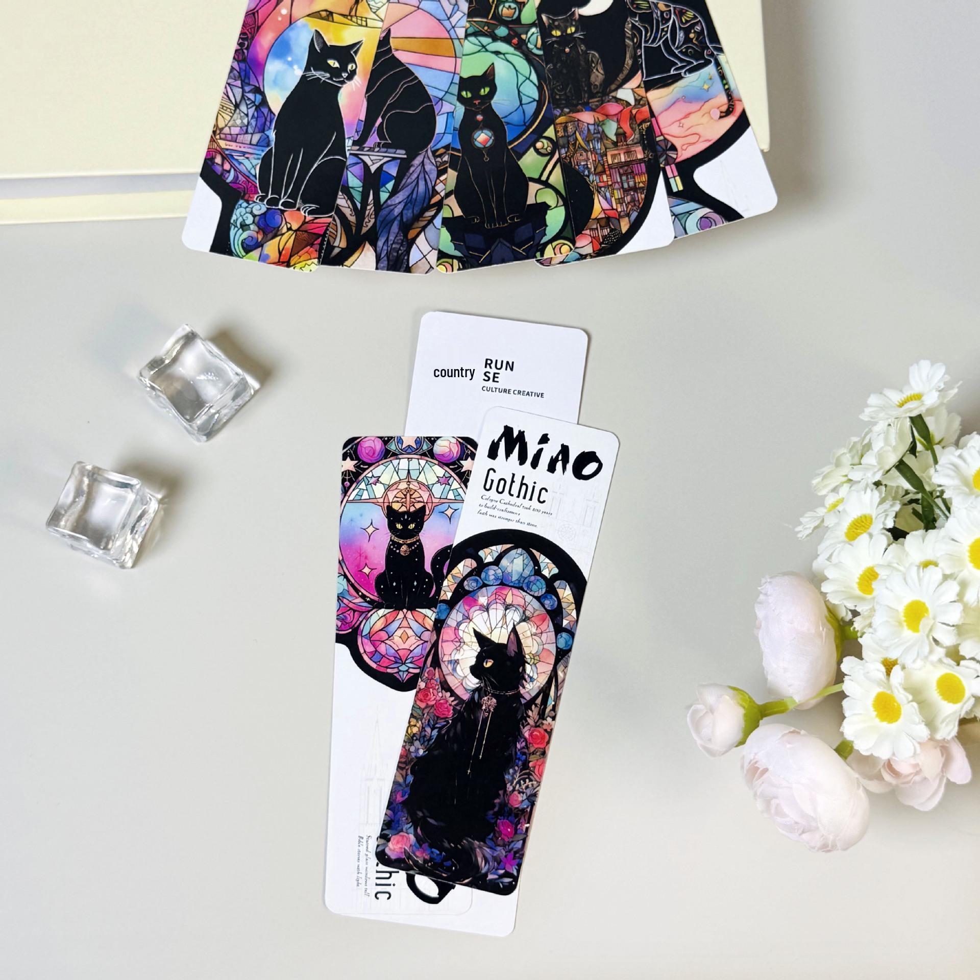 Gothic Cat Series Bookmarks: 18 Cute, High-Quality Decorative Cards for Creative Book Notes Paper
Gothic Cat Series Bookmarks: 18 Cute, High-Quality Decorative Cards for Creative Book Notes Paper