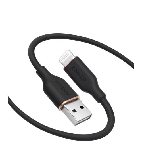 Anker Lightning Cable (Flow) 0.9m Black Tangle-free Cable Made of Silicone Compatible with iPhone 14 / 13 / 12, iPad Air / mini / Pro, iPod nano, AirP
Anker Lightning Cable (Flow) 0.9m Black Tangle-free Cable Made of Silicone Compatible with iPhone 14 / 13 / 12, iPad Air / mini / Pro, iPod nano, AirP