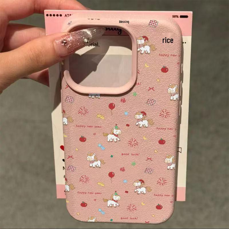 Lychee Pattern Soft Phone Case for Apple 11/12/13/14/15 Pro Max: New Year Edition with Horse Design. Apple 15 Pro
Lychee Pattern Soft Phone Case for Apple 11/12/13/14/15 Pro Max: New Year Edition with Horse Design. Apple 15 Pro