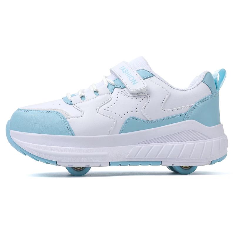 Kids Roller Skate Shoes Running Boys Girls Outdoor Detachable 4 Wheels Children Fashion Deformation Casual Parkour Skating Shoes 31
Kids Roller Skate Shoes Running Boys Girls Outdoor Detachable 4 Wheels Children Fashion Deformation Casual Parkour Skating Shoes 31