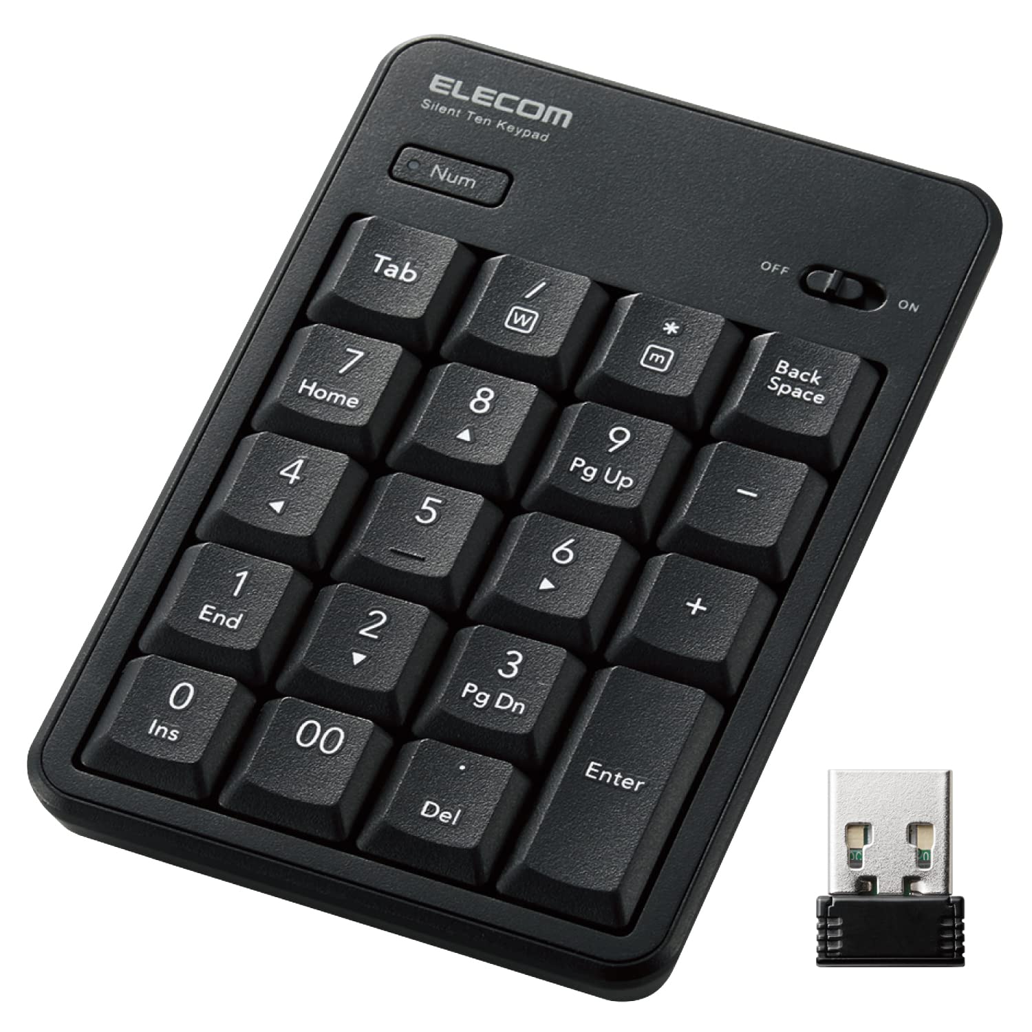 ELECOM USB Numeric Keypad Wireless Quiet Antibacterial Compatible with Black Windows/Chrome OS/macOS TK-TDM022SKBK чорний
ELECOM USB Numeric Keypad Wireless Quiet Antibacterial Compatible with Black Windows/Chrome OS/macOS TK-TDM022SKBK чорний