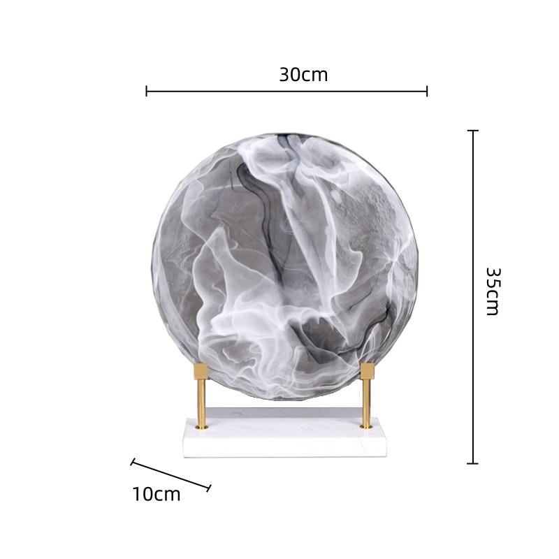 Metal Handicraft Geometric Disk Marble Clear Round Cake Glass Craft Decorative Figurines Home Decoration Accessories
Metal Handicraft Geometric Disk Marble Clear Round Cake Glass Craft Decorative Figurines Home Decoration Accessories