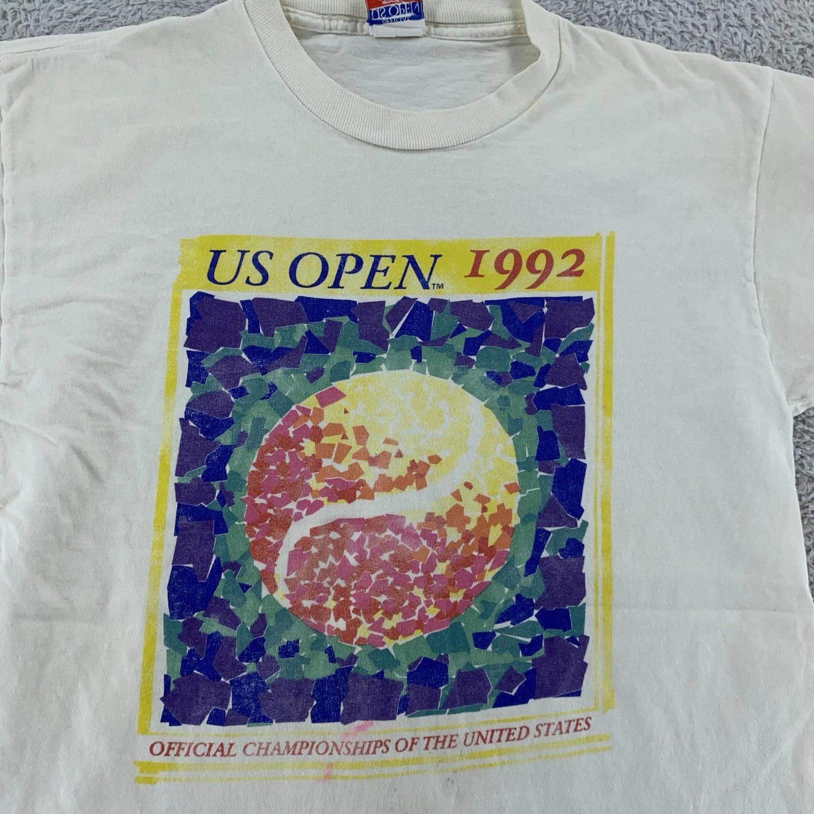 Vintage 1992 US Open Shirt Mens Small Tennis Championship Graphic 90s Tee S
Vintage 1992 US Open Shirt Mens Small Tennis Championship Graphic 90s Tee S
