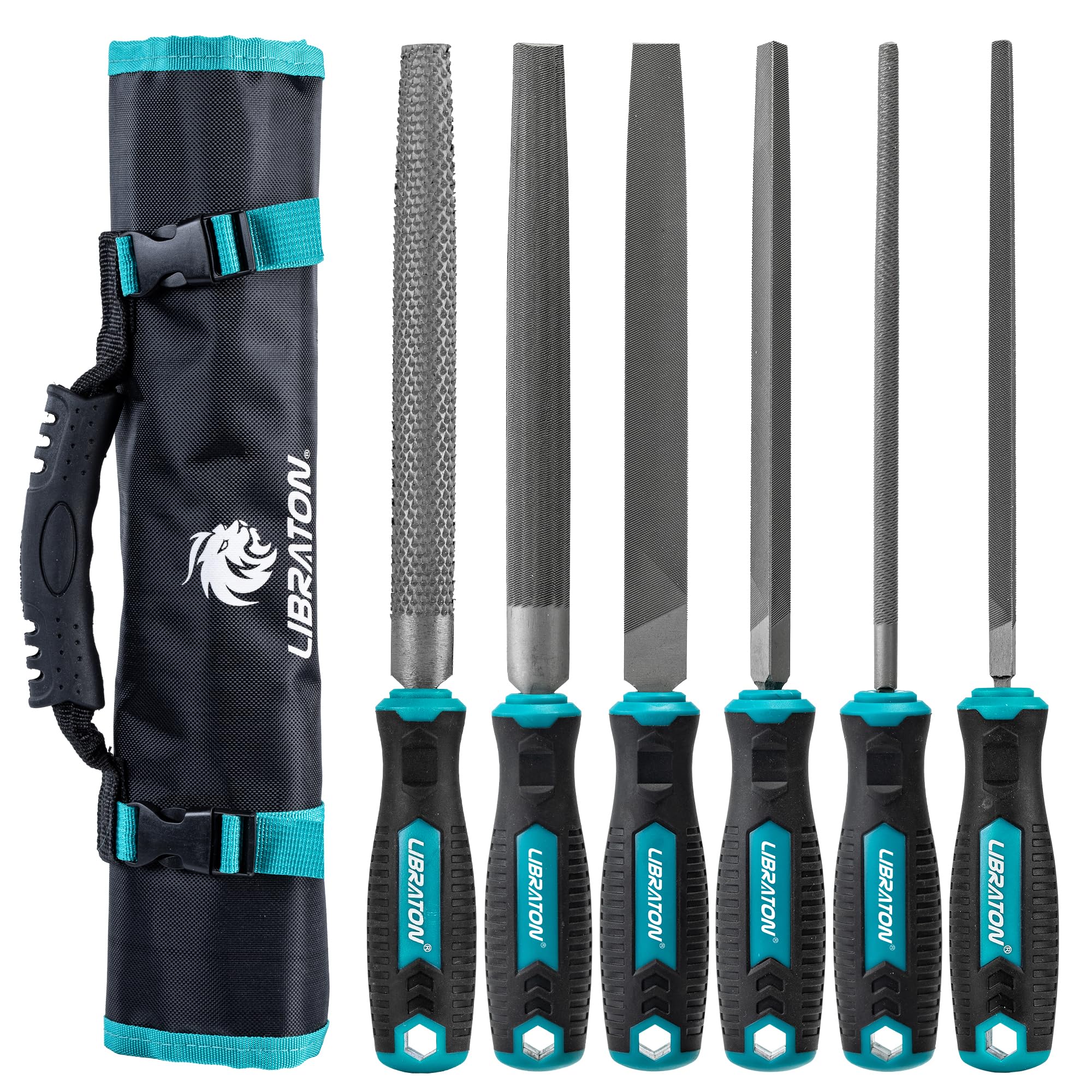 LIBRATON Metal File Set of Metalwork Woodwork Half Flat Bar Polishing Storage Bag Included Set, 6, File, File, Round, Round, Triangular, File, File,
LIBRATON Metal File Set of Metalwork Woodwork Half Flat Bar Polishing Storage Bag Included Set, 6, File, File, Round, Round, Triangular, File, File,