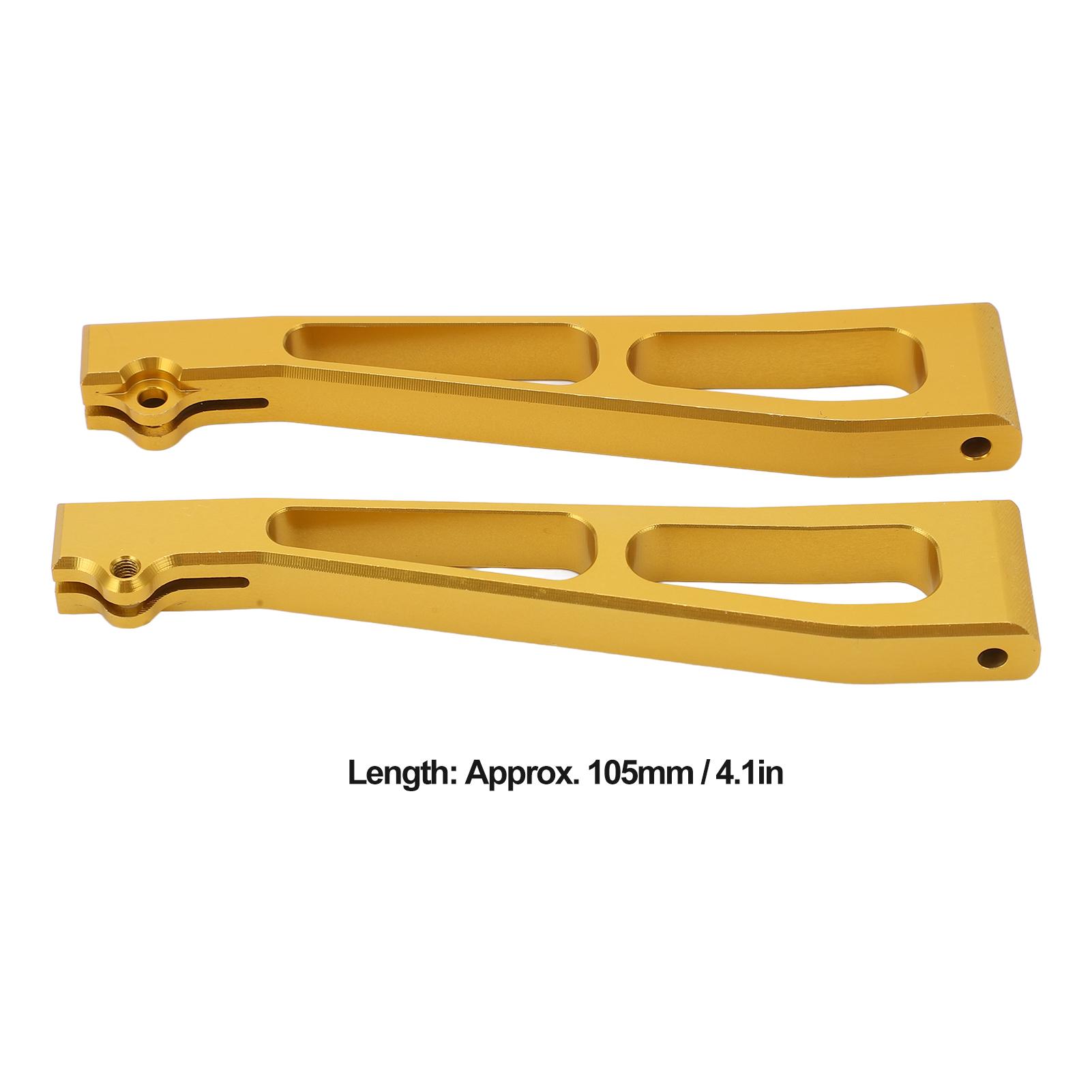2Pcs Aluminum Alloy Front Upper Suspension Arms Front Upper Swing Arms for JLB 1Celsius10 Car Truck Series
2Pcs Aluminum Alloy Front Upper Suspension Arms Front Upper Swing Arms for JLB 1Celsius10 Car Truck Series