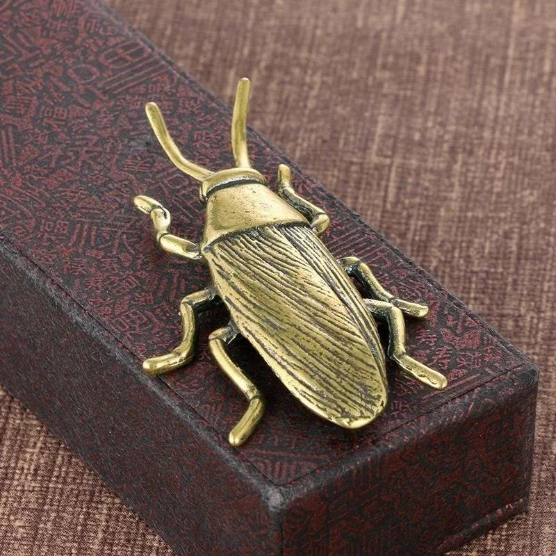 Brass Insect Cockroach Figurines Miniatures Solid Tea Pet Funny Crafts Collection Desktop Small Ornaments Figurine Decor Crafts A
Brass Insect Cockroach Figurines Miniatures Solid Tea Pet Funny Crafts Collection Desktop Small Ornaments Figurine Decor Crafts A