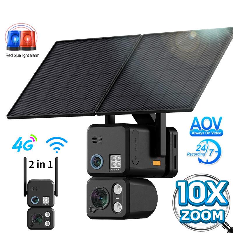 Solar AOV Camera with 20X Optical Zoom N1-WiFi+4G Dual Mode - Zoom EU Version
Solar AOV Camera with 20X Optical Zoom N1-WiFi+4G Dual Mode - Zoom EU Version
