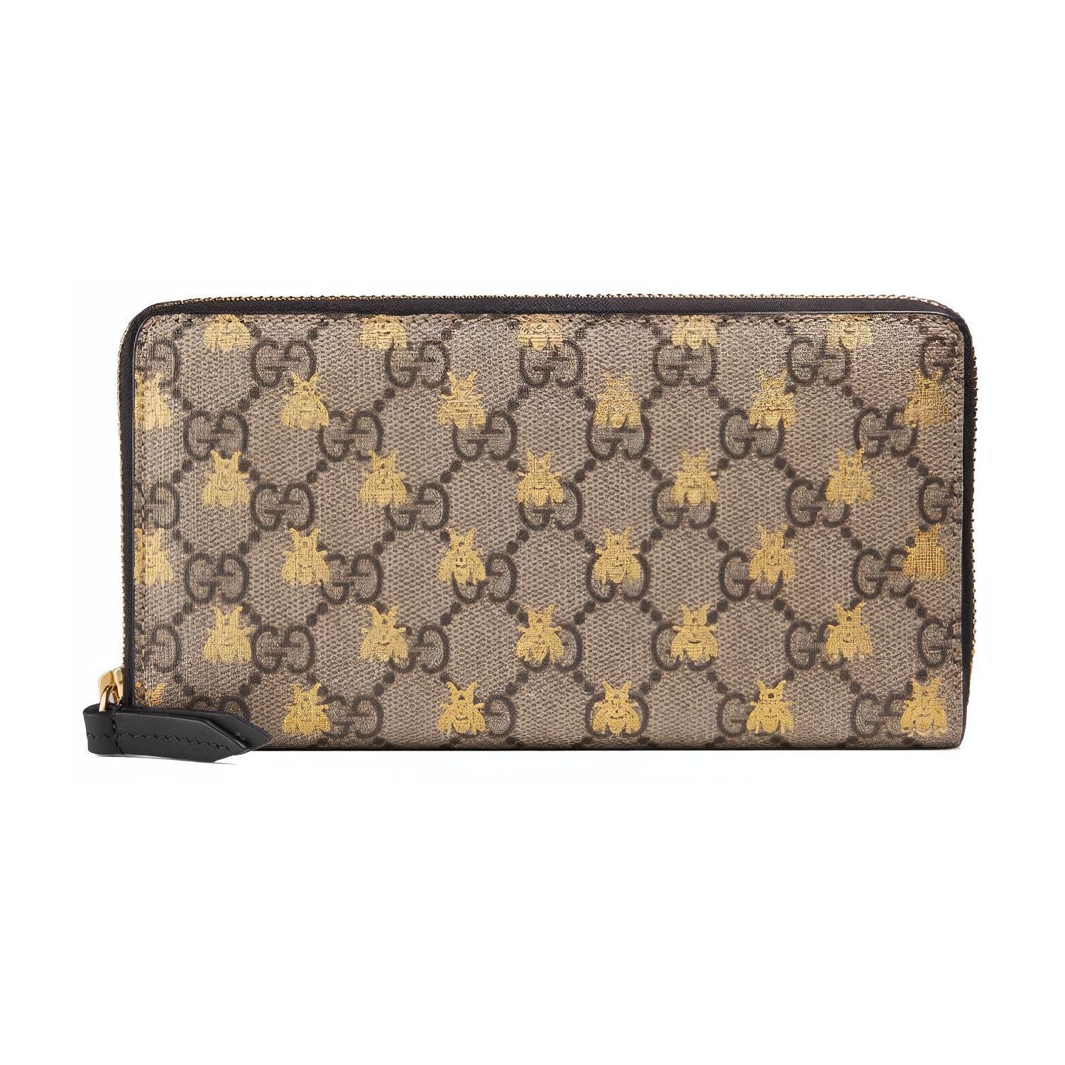 Gucci Bee Print Logo Long Zipper Canvas And Leather Wallet Unisex Wallet Ebony Black 410102-9F26G-8319 Gift Set(Basic Set+Box+Shopping Bag)
Gucci Bee Print Logo Long Zipper Canvas And Leather Wallet Unisex Wallet Ebony Black 410102-9F26G-8319 Gift Set(Basic Set+Box+Shopping Bag)