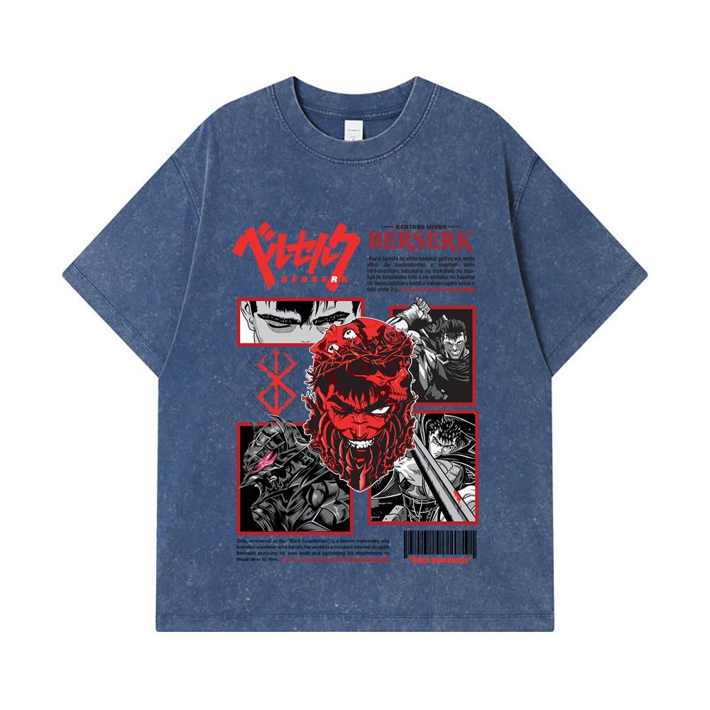 275 GSM Washed T-shirts 100% Cotton Berserk V2 Guts Print Unisex Heavy Cotton T Shirt 2XL
275 GSM Washed T-shirts 100% Cotton Berserk V2 Guts Print Unisex Heavy Cotton T Shirt 2XL