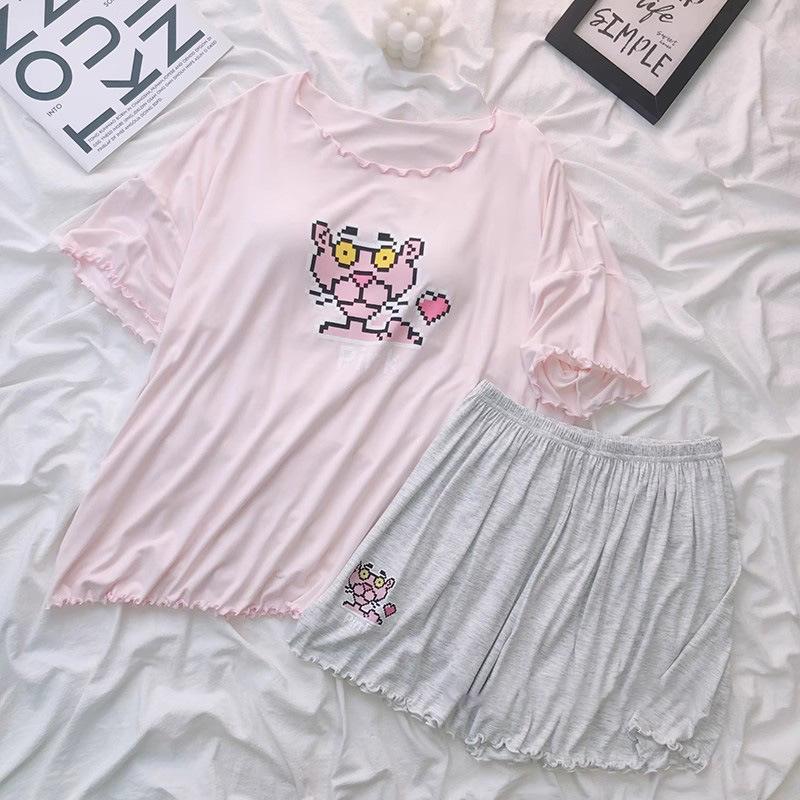 Women s Faux Cotton Summer Pajama Set with Built-in Bra - Suitable for Home or Outdoor Wear M-L Size
Women s Faux Cotton Summer Pajama Set with Built-in Bra - Suitable for Home or Outdoor Wear M-L Size
