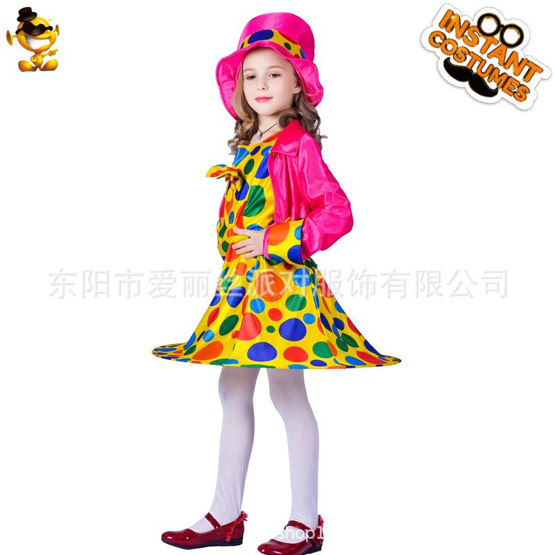Kids Polka Dot Clown Dress Set Halloween cos Girls Clown Stage Show Party Costumes L (10-12Y,140-152CM)
Kids Polka Dot Clown Dress Set Halloween cos Girls Clown Stage Show Party Costumes L (10-12Y,140-152CM)