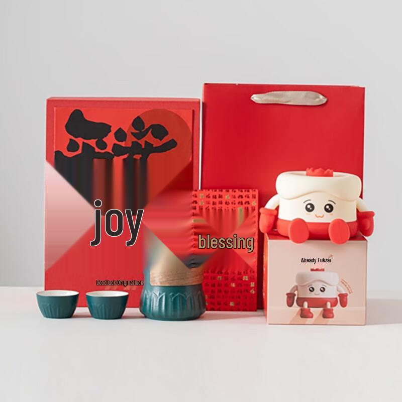 Xiao Yue Ya New Year Peace & Joy Ceramic Tea Set (2 Cups) with Night Light
Xiao Yue Ya New Year Peace & Joy Ceramic Tea Set (2 Cups) with Night Light