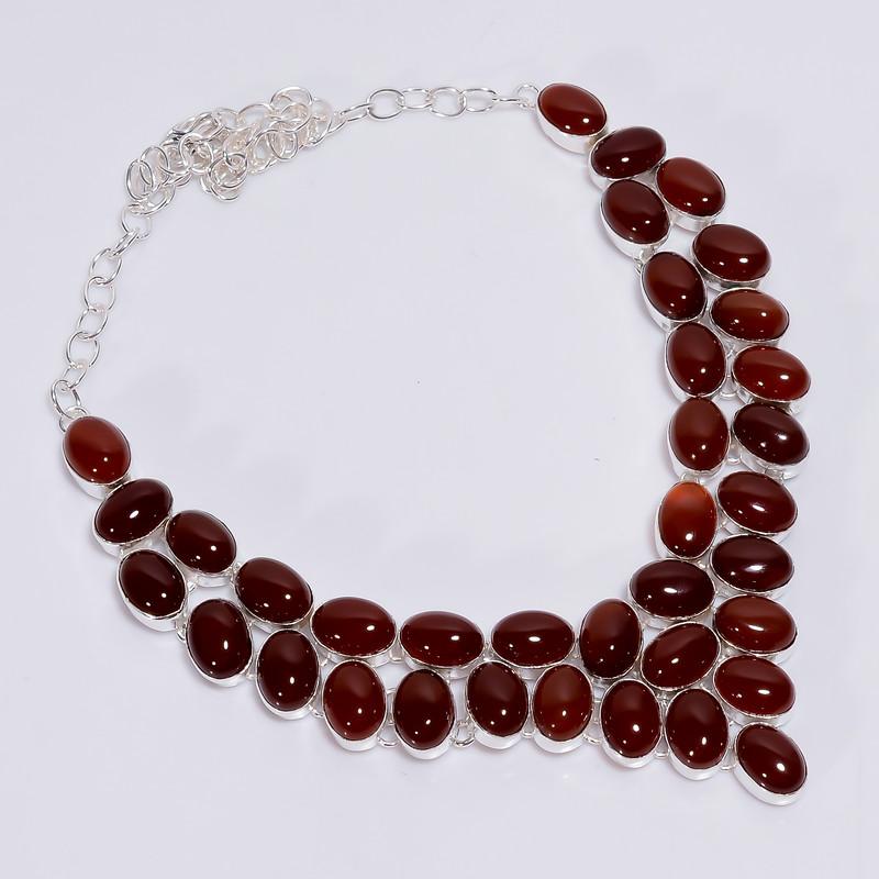 Immaculate Top Grade Qualite 100% Natural Carnelian Oval Shape Ethnic Handmade Jewelry 925 Steling Silver Necklace 18 WSJ-4731 срібний
Immaculate Top Grade Qualite 100% Natural Carnelian Oval Shape Ethnic Handmade Jewelry 925 Steling Silver Necklace 18 WSJ-4731 срібний
