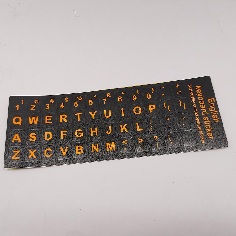 English Letters Keyboard Stickers For Notebook Computer Laptop Accessories Keyboard Covers Colourful Waterproof And Austproof
English Letters Keyboard Stickers For Notebook Computer Laptop Accessories Keyboard Covers Colourful Waterproof And Austproof