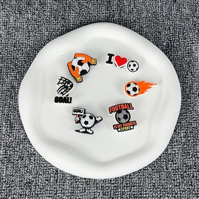 6 шт. Модный набор шармов для обуви Аксессуары Пряжка для обуви с отверстиями Мультяшный Футбол ПВХ DIY Украшения для обуви Детский Подарок для мальчиков и девочек
6 шт. Модный набор шармов для обуви Аксессуары Пряжка для обуви с отверстиями Мультяшный Футбол ПВХ DIY Украшения для обуви Детский Подарок для мальчиков и девочек