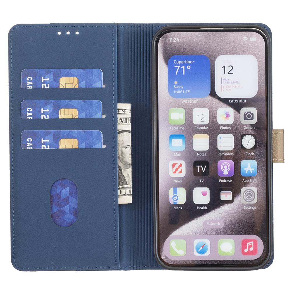 BINFEN COLOR BF33 For iPhone 16 Pro Max Case Splicing Color Anti-drop Leather Cover Blue
BINFEN COLOR BF33 For iPhone 16 Pro Max Case Splicing Color Anti-drop Leather Cover Blue