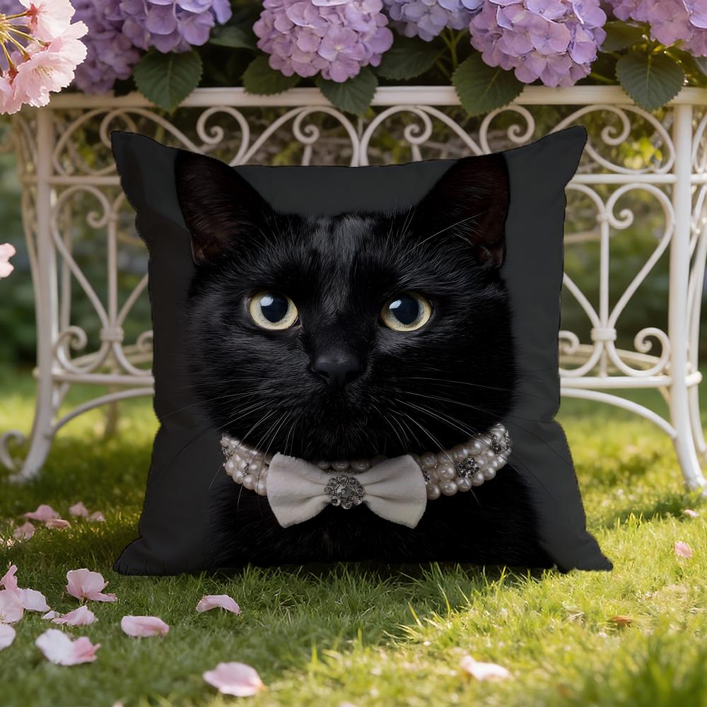 Black C-cat Cushion Cover Home & Car Dual-Scene Pillow Cover: Reversible for Premium Comfort 30cmx30cm
Black C-cat Cushion Cover Home & Car Dual-Scene Pillow Cover: Reversible for Premium Comfort 30cmx30cm