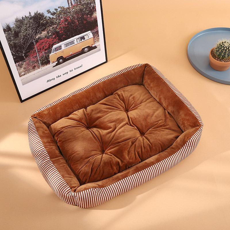 Breathable Dog Kennel Suitable for All Seasons Large Medium and Small Dog Stripes Soft Mattress Cat and Dog Kennel Pet Supplies XS 45X35X10CM коричневый
Breathable Dog Kennel Suitable for All Seasons Large Medium and Small Dog Stripes Soft Mattress Cat and Dog Kennel Pet Supplies XS 45X35X10CM коричневый