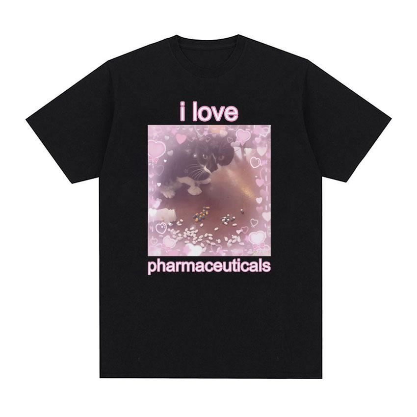 Футболка с рисунком «I Love Pharmaceuticals Cute Cat Meme», забавные мужские и женские топы, футболка с короткими рукавами, футболки большого размера из 100% хлопка
Футболка с рисунком «I Love Pharmaceuticals Cute Cat Meme», забавные мужские и женские топы, футболка с короткими рукавами, футболки большого размера из 100% хлопка