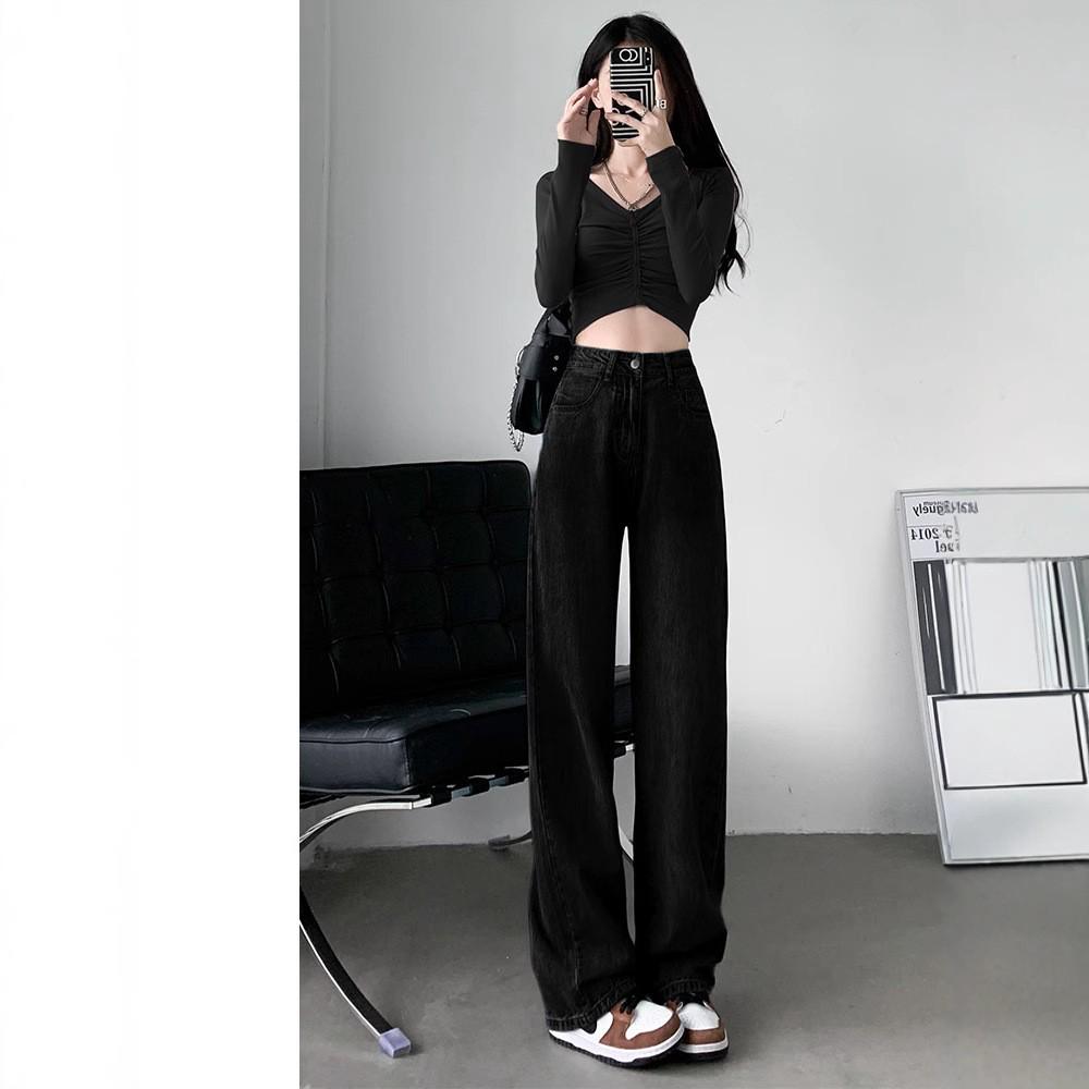 Women s High-Waisted Straight-Leg Jeans: Spring 2025, Thin, Small Size, Loose, Wide-Leg, Floor-Length M
Women s High-Waisted Straight-Leg Jeans: Spring 2025, Thin, Small Size, Loose, Wide-Leg, Floor-Length M