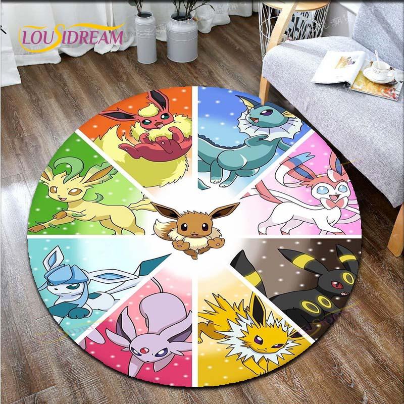 Cartoon Pokemon Print Children Pikachu Carpet Area Rugs Round Carpet for Living Room Floor Mat Flannel Anti-Slip Mat Room Decor 100cm
Cartoon Pokemon Print Children Pikachu Carpet Area Rugs Round Carpet for Living Room Floor Mat Flannel Anti-Slip Mat Room Decor 100cm