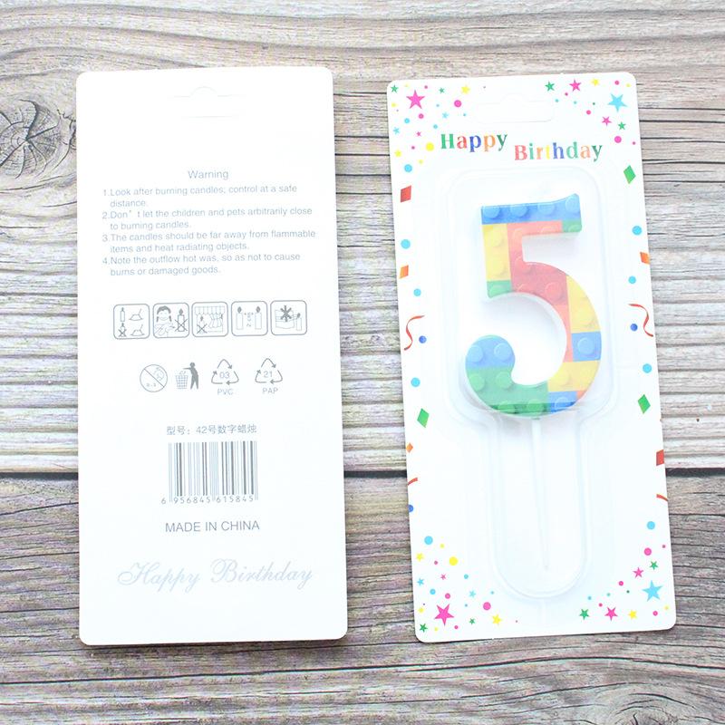 Новый продукт Лего Цифры 0-9 Свечи для торта на день рождения Детский мультяшный конструктор Тематическая вечеринка Building block digital candle 0
Новый продукт Лего Цифры 0-9 Свечи для торта на день рождения Детский мультяшный конструктор Тематическая вечеринка Building block digital candle 0