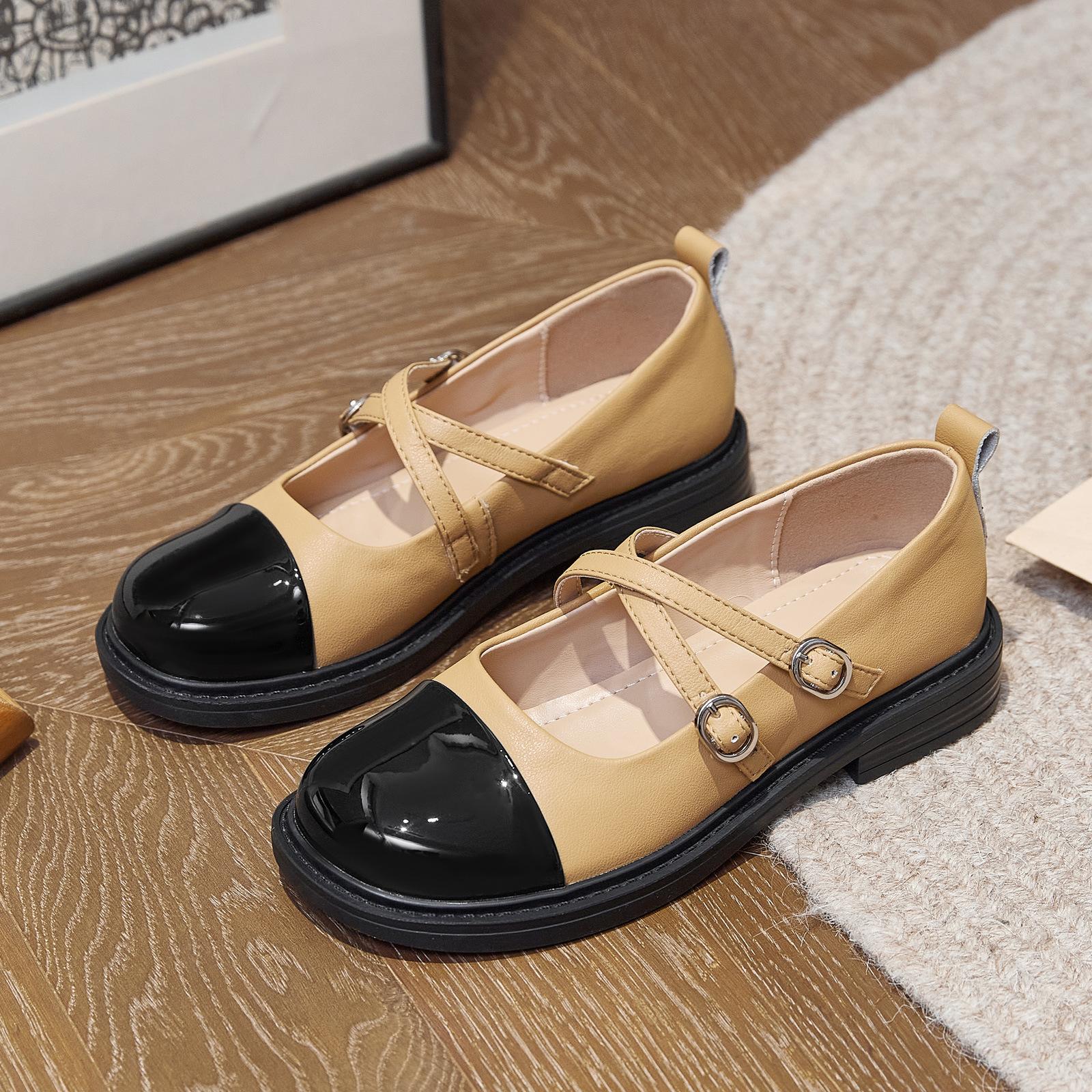 Туфли Мэри Джейн женские универсальные весенние новые в студенческом стиле милая сестра летние одинарные туфли женские на плоской подошве Лолита маленькие кожаные туфли 35 абрикосовый
Туфли Мэри Джейн женские универсальные весенние новые в студенческом стиле милая сестра летние одинарные туфли женские на плоской подошве Лолита маленькие кожаные туфли 35 абрикосовый