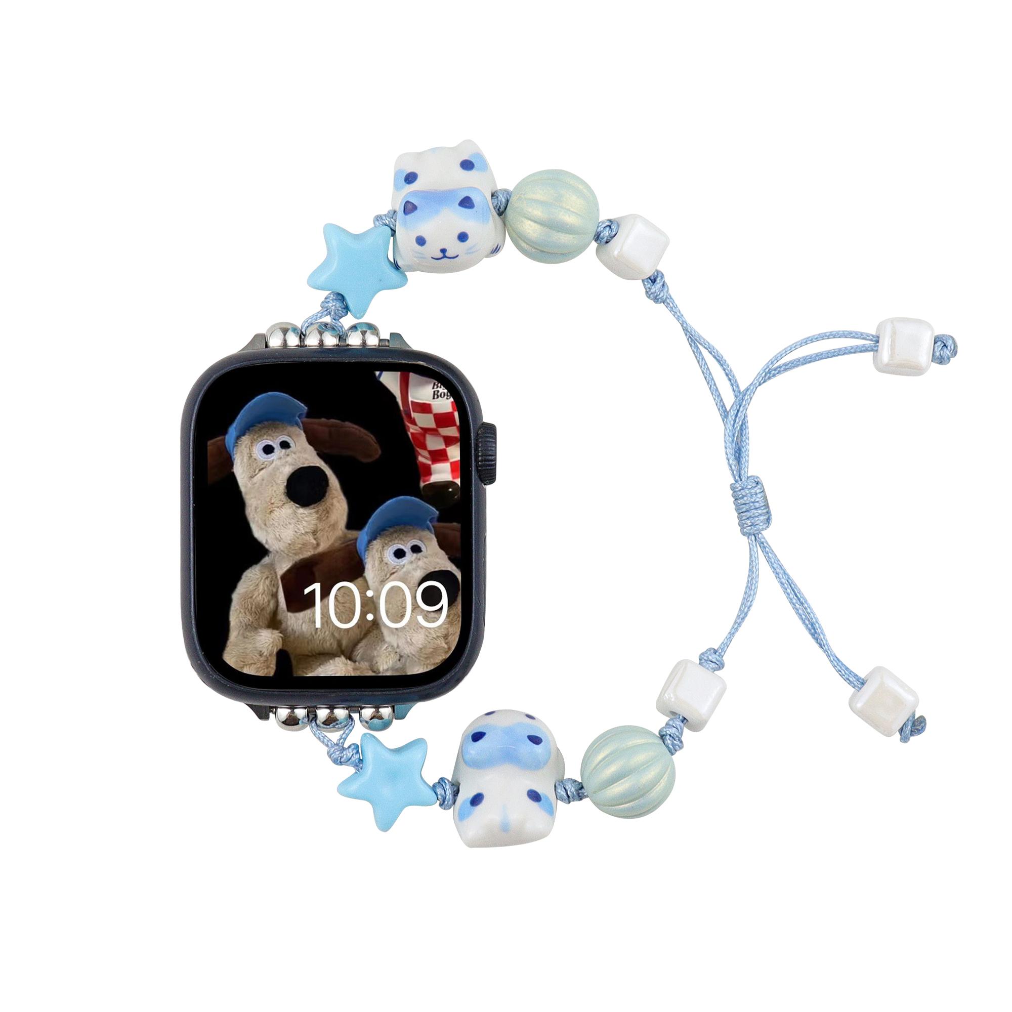 For Apple Watch 10 46mm/Ultra 2/Ultra 49mm/9 8 7 45mm/SE (2023) SE (2022) SE 6 5 4 44mm/3 2 1 42mm Strap Ceramic Beads Bracelet Pink
For Apple Watch 10 46mm/Ultra 2/Ultra 49mm/9 8 7 45mm/SE (2023) SE (2022) SE 6 5 4 44mm/3 2 1 42mm Strap Ceramic Beads Bracelet Pink