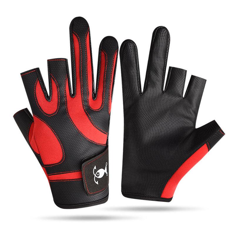 Non-slip leather can reveal three fingers fishing equipment wear-resistant and durable fishing gloves breathable high elastic one size fits all
Non-slip leather can reveal three fingers fishing equipment wear-resistant and durable fishing gloves breathable high elastic one size fits all
