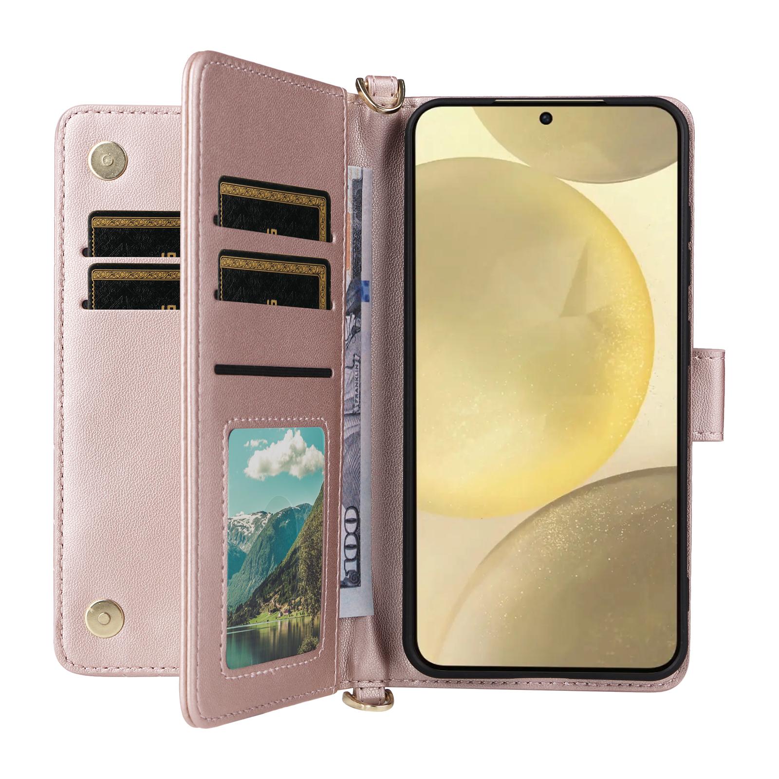For Samsung Galaxy S25+ Wallet Case with Shoulder/Wrist Strap Leather Phone Cover Stand Brown
For Samsung Galaxy S25+ Wallet Case with Shoulder/Wrist Strap Leather Phone Cover Stand Brown