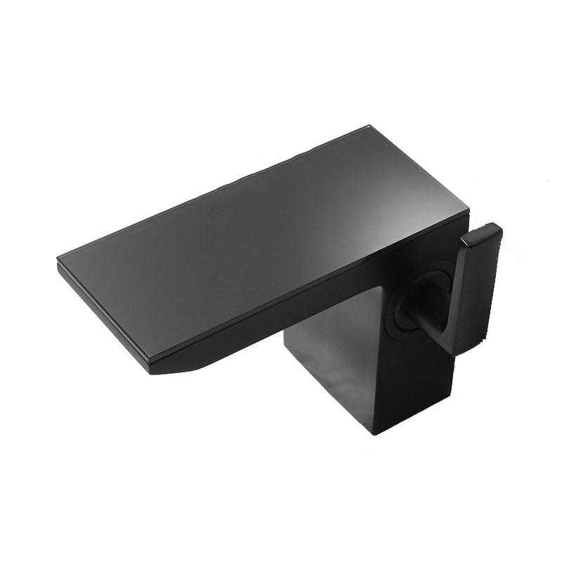 Black Waterfall Bathroom Basin Faucet Brass Deck Mounted Sink Faucet Single Handle Mixer Tap Hot and Cold Sink Faucet
Black Waterfall Bathroom Basin Faucet Brass Deck Mounted Sink Faucet Single Handle Mixer Tap Hot and Cold Sink Faucet