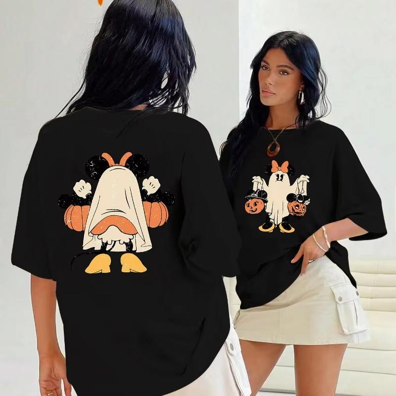 Minnie Mouse Halloween Pumpkin Lantern Front and Rear Printed Tshirt Womens New Plus Size Loose Casual Shortsleeved S
Minnie Mouse Halloween Pumpkin Lantern Front and Rear Printed Tshirt Womens New Plus Size Loose Casual Shortsleeved S