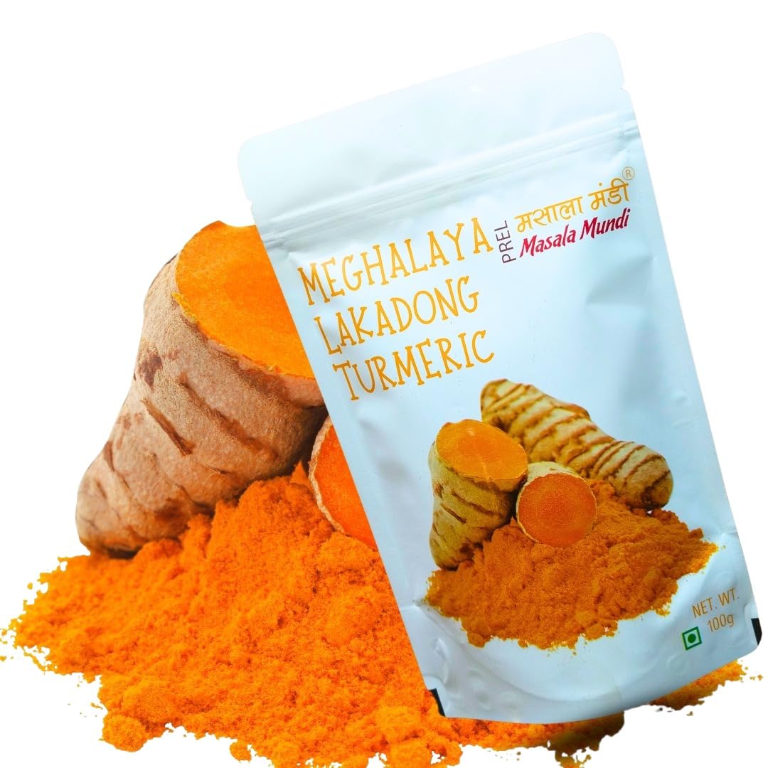 Masala Mundi Lakadong Turmeric Powder | Jaintia Hills Turmeric | Meghalaya | High Curcumin | Curcuma Longa | Haldi Powder | Lab Tested | 7%+ Curc
Masala Mundi Lakadong Turmeric Powder | Jaintia Hills Turmeric | Meghalaya | High Curcumin | Curcuma Longa | Haldi Powder | Lab Tested | 7%+ Curc